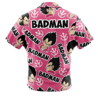 Badman Pattern Dragon Ball Z Button Up Hawaiian Shirt