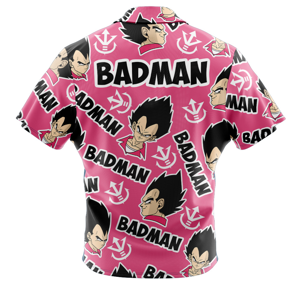 Badman Pattern Dragon Ball Z Button Up Hawaiian Shirt