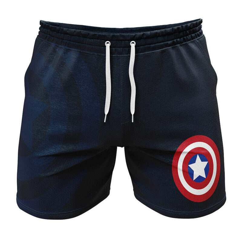 Captain America Marvel Gym Shorts