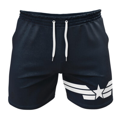 Captain America: Winter Soldier Marvel Gym Shorts