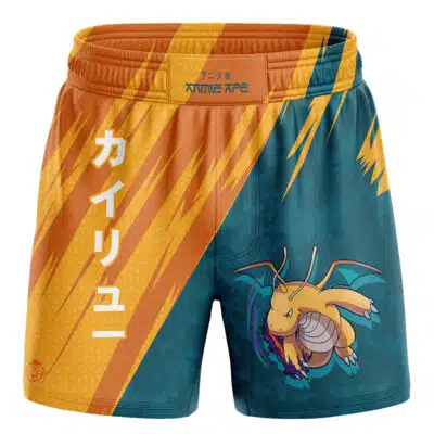 Dragonite Attack Pokemon BJJ MMA Fight Shorts