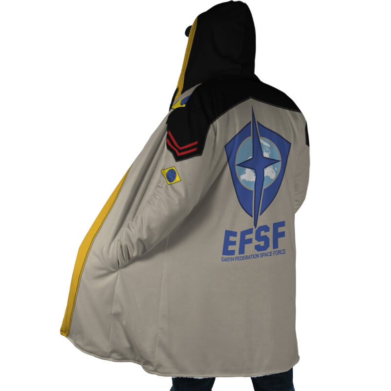 Earth Federation Space Force Gundam Dream Cloak Coat