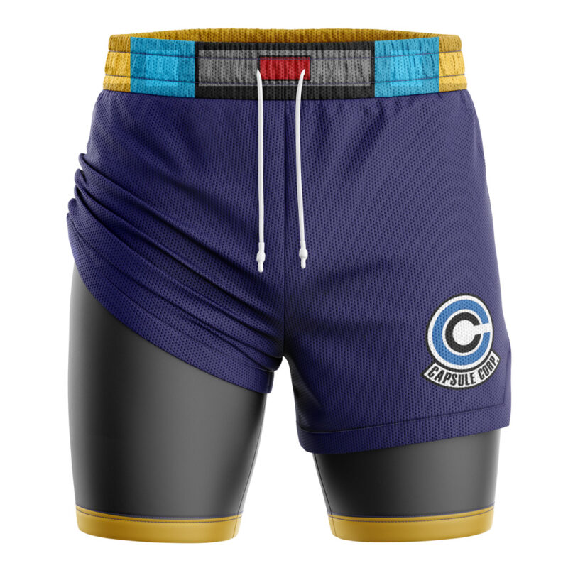 Future Trunks DBZ 2-in-1 Performance Shorts - Image 2