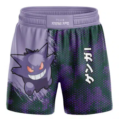 Gengar V3 Pokemon BJJ MMA Fight Shorts