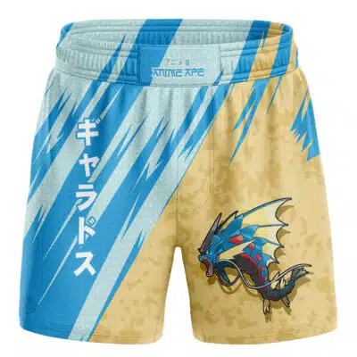 Gyarados Attack Pokemon BJJ MMA Fight Shorts