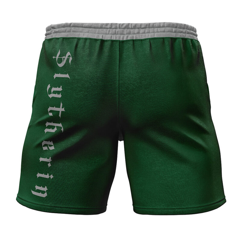 Hogwarts Legacy Slytherin Harry Potter Gym Shorts - Image 2
