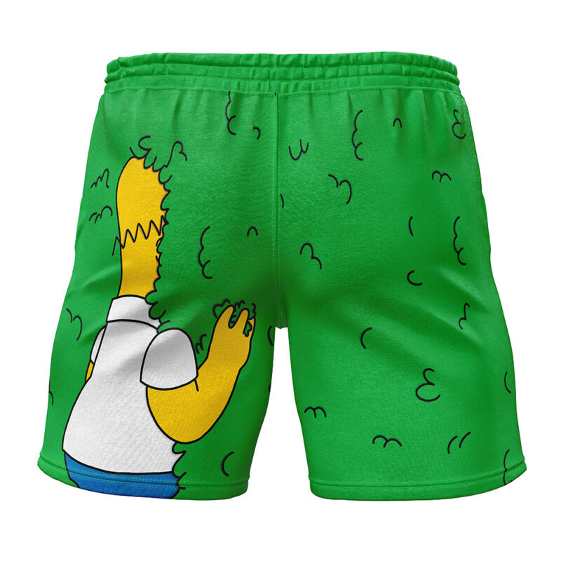 Homer Bush Meme The Simpsons Gym Shorts - Image 2