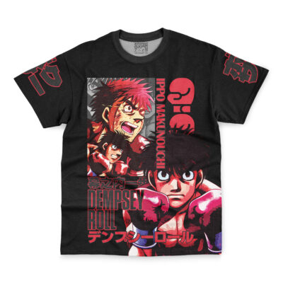 Ippo Makunouchi Black Hajime no Ippo Streetwear T-Shirt