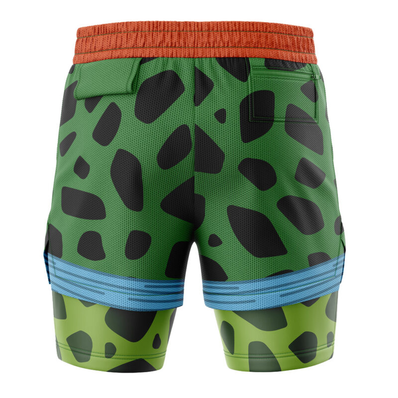 Imperfect Cell DBZ 2-in-1 Performance Shorts - Image 3