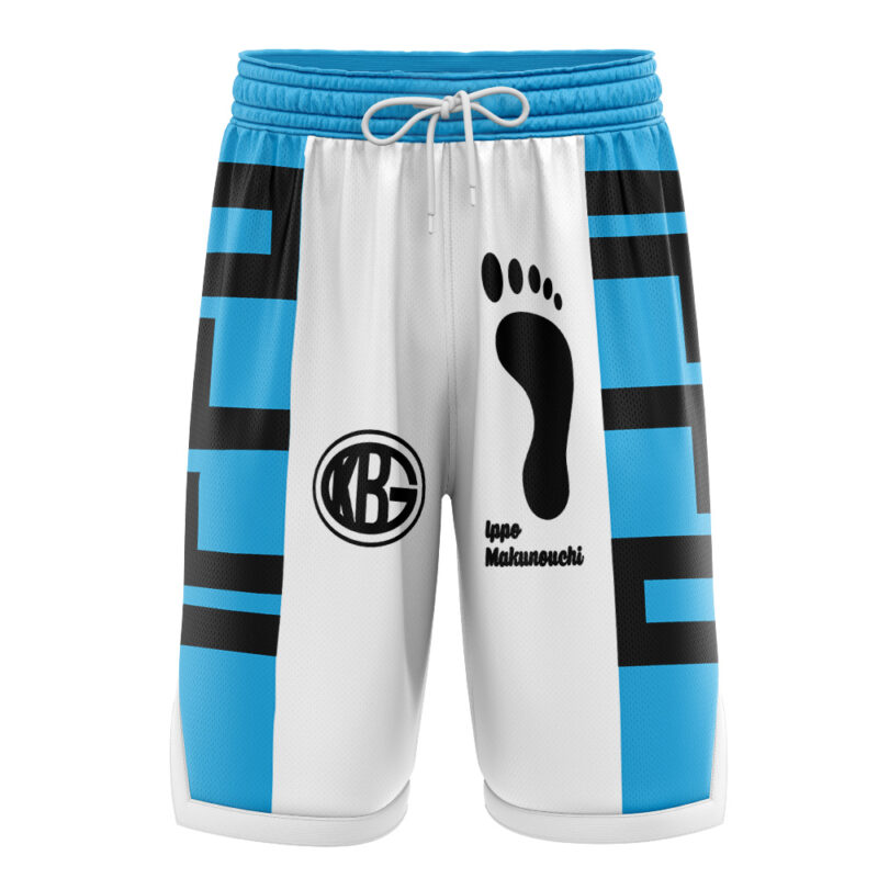 Ippo Blue Hajime no Ippo Basketball Shorts