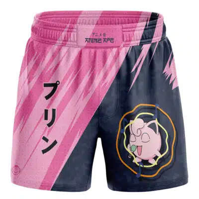 Jigglypuff Attack Pokemon BJJ MMA Fight Shorts