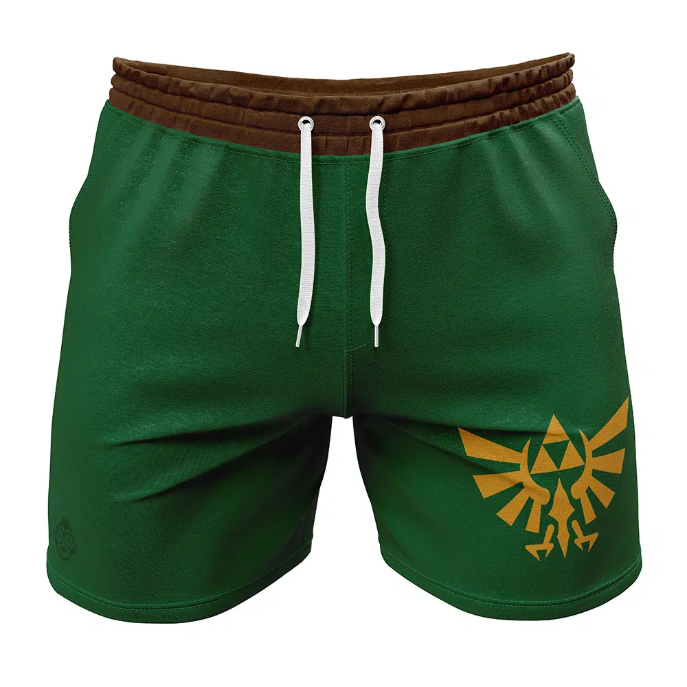 aktr legend shorts L 限定 貴重 Shield Style Legend of Zelda 2-in-1 Performance Shorts