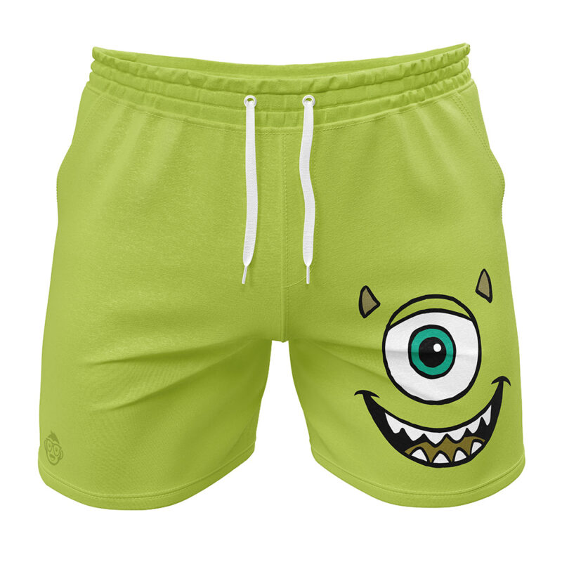 Mike Wazowski Monsters Inc Gym Shorts