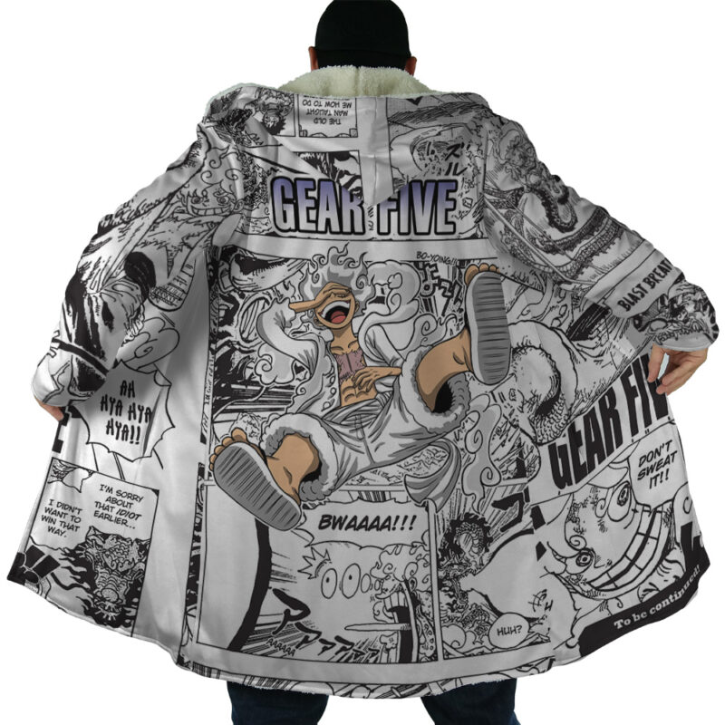 Monkey D Luffy Gear 5 Comic Panels OP Dream Cloak Coat