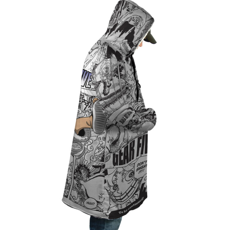 Monkey D Luffy Gear 5 Comic Panels OP Dream Cloak Coat