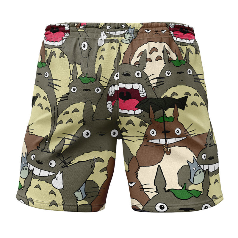 My Neighbor Totoro Pattern Gym Shorts - Image 2