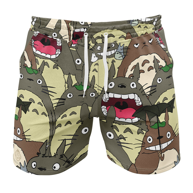My Neighbor Totoro Pattern Gym Shorts