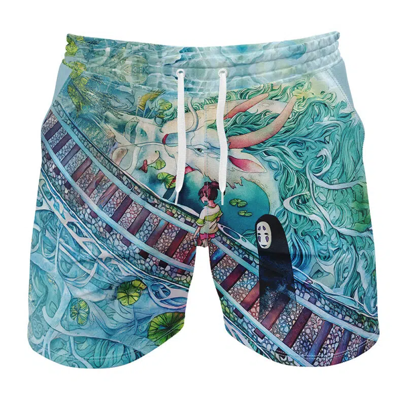 Mythical Spirited Away Gym Shorts