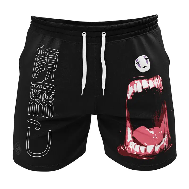 No Face Spirited Away Gym Shorts