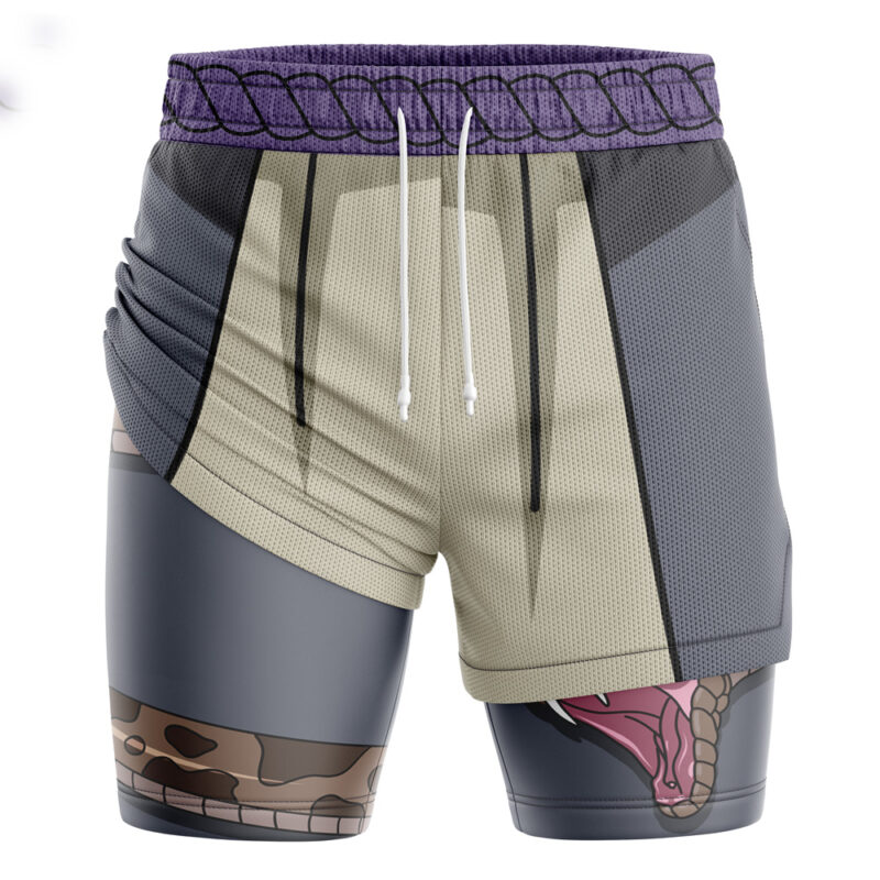 Orochimaru Shippuden 2-in-1 Performance Shorts - Image 3