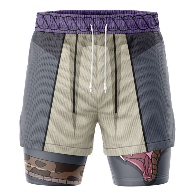 Orochimaru Shippuden 2-in-1 Performance Shorts - Image 2