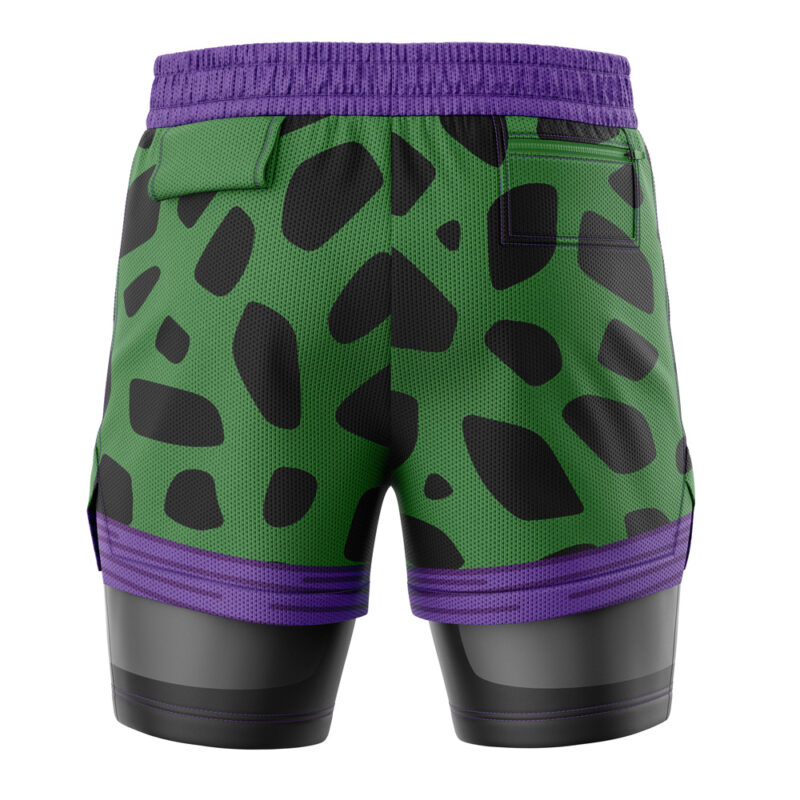 Perfect Cell DBZ 2-in-1 Performance Shorts - Image 4