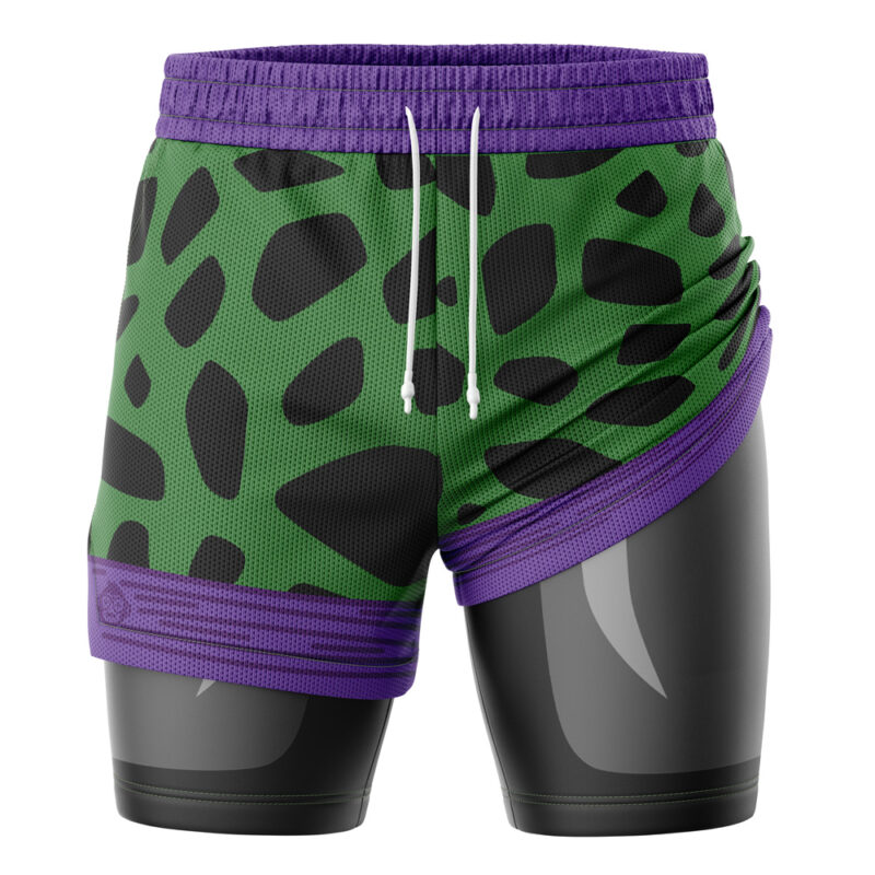 Perfect Cell DBZ 2-in-1 Performance Shorts - Image 3