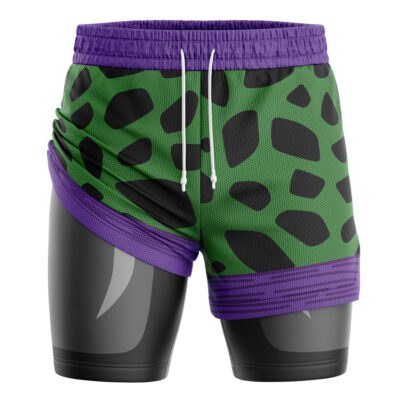 Perfect Cell DBZ 2-in-1 Performance Shorts