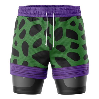 Perfect Cell DBZ 2-in-1 Performance Shorts