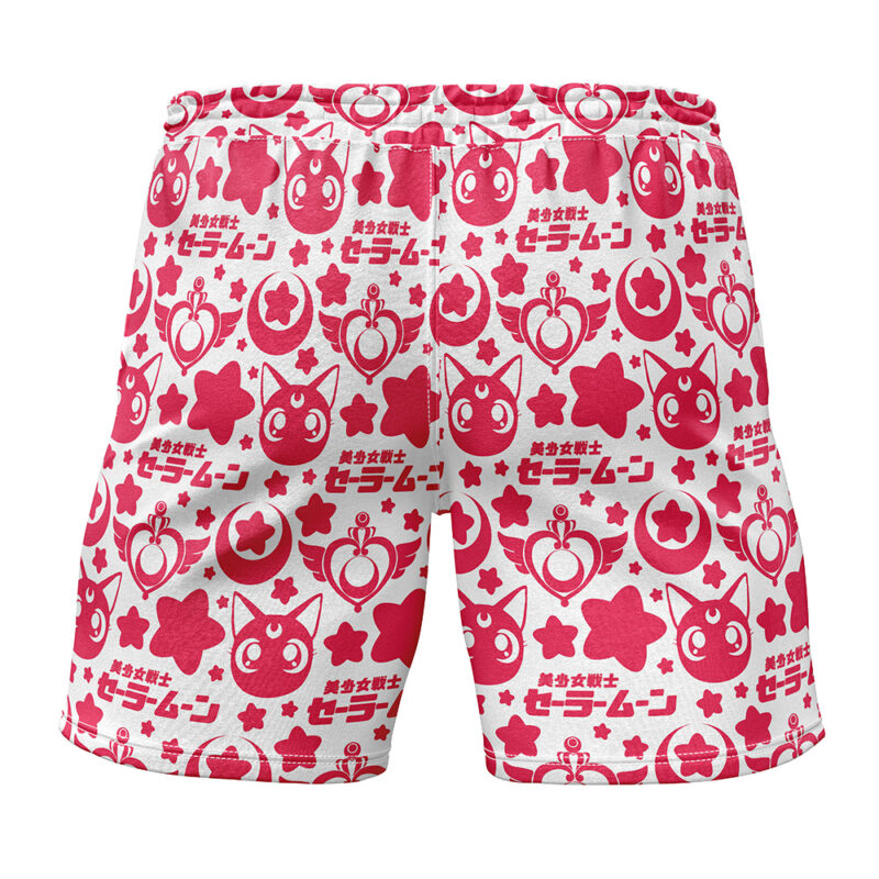 Pink Sailor Moon Gym Shorts - Image 2
