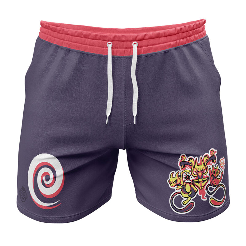 Psychic-Type Pokemon Gym Shorts