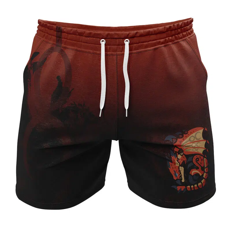 Rathalos Monster Hunter Gym Shorts