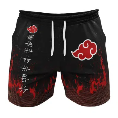 Red Cloud Pride Shippuden Gym Shorts