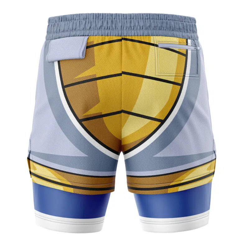 Saiyan Battle Suit DBZ 2-in-1 Performance Shorts - Image 4