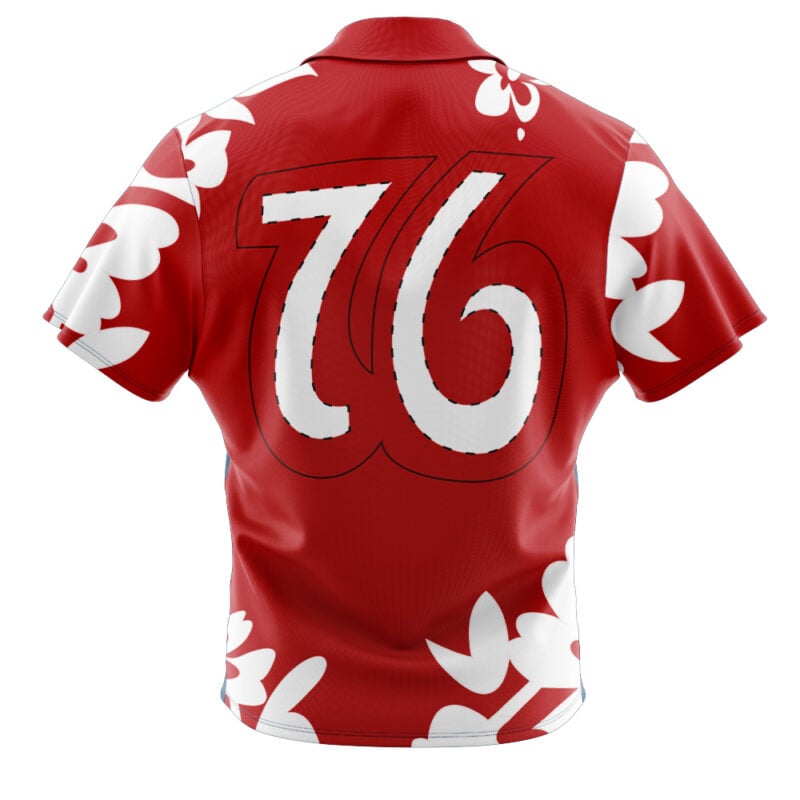 Soldier 76 Grillmaster Skin Overwatch Button Up Hawaiian Shirt