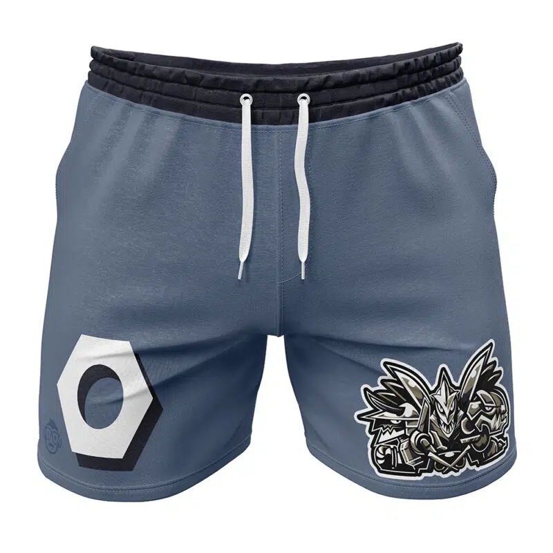 Steel-Type Pokemon Gym Shorts