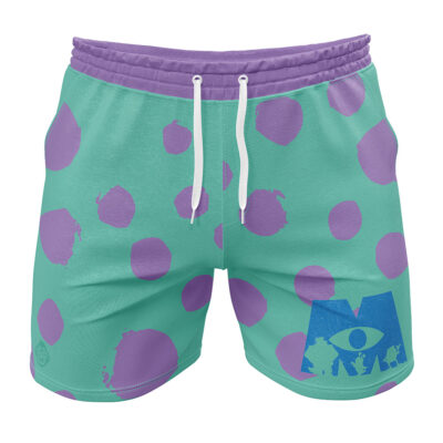 Sulley Monsters Inc Gym Shorts