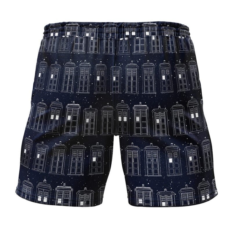 Tardis Doctor Who Gym Shorts - Image 2