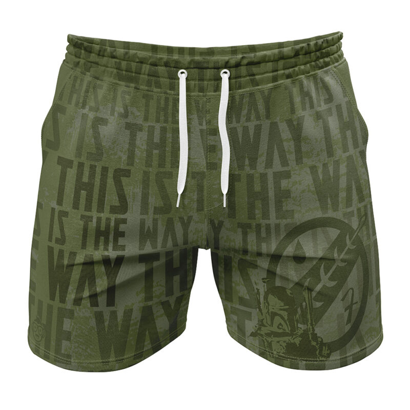 This is the Way Mandalorian Star Wars Gym Shorts