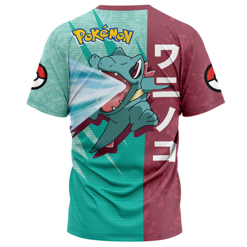 Totodile Attack Pokemon T-Shirt