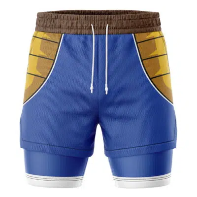 Vegeta Battle Armor DBZ 2-in-1 Performance Shorts