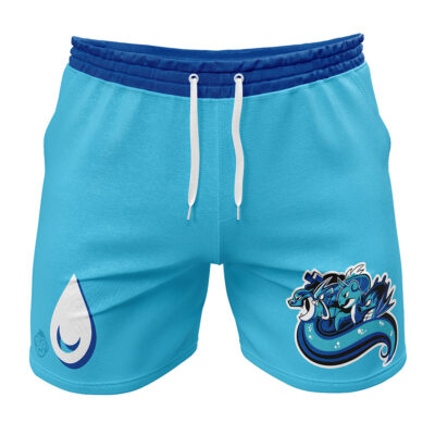 Water-Type Pokemon Gym Shorts