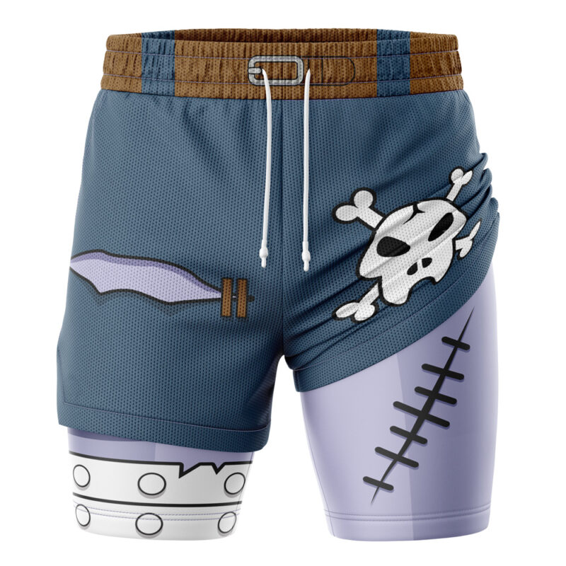 Weregarurumon Digimon 2-in-1 Performance Shorts - Image 3