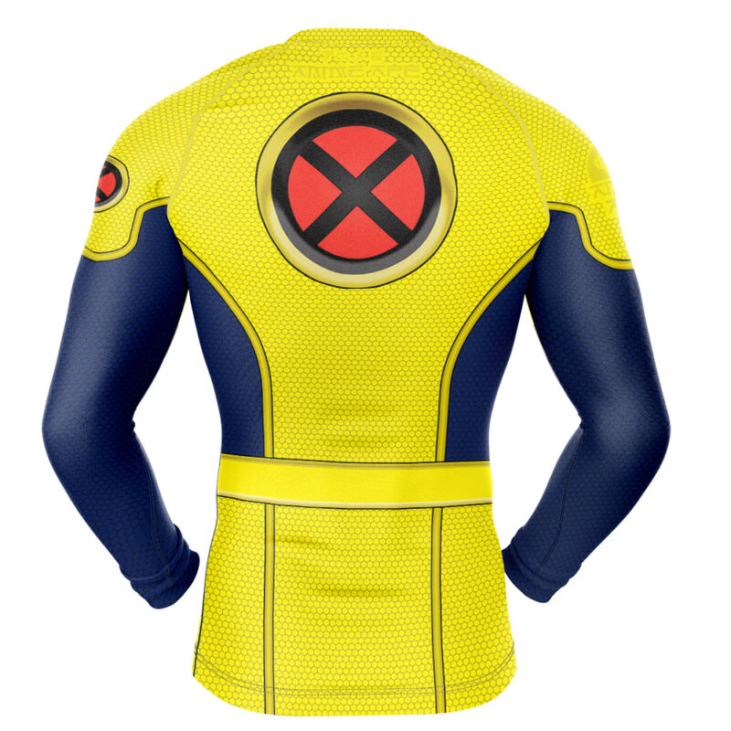 X-Men Generic Uniform Marvel Long Sleeve Rash Guard Compression