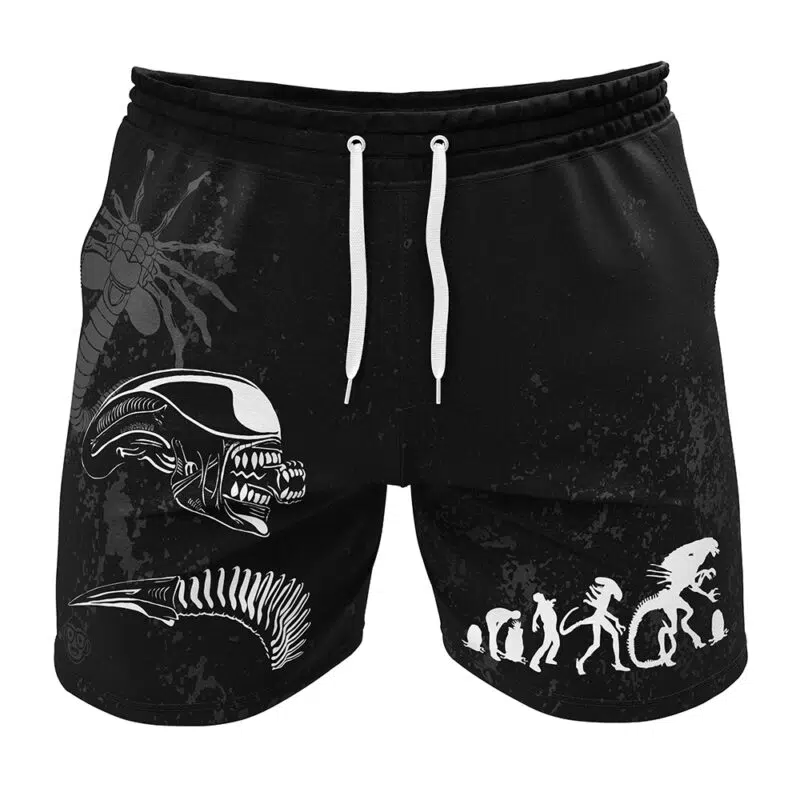 Xenomorph Alien Gym Shorts