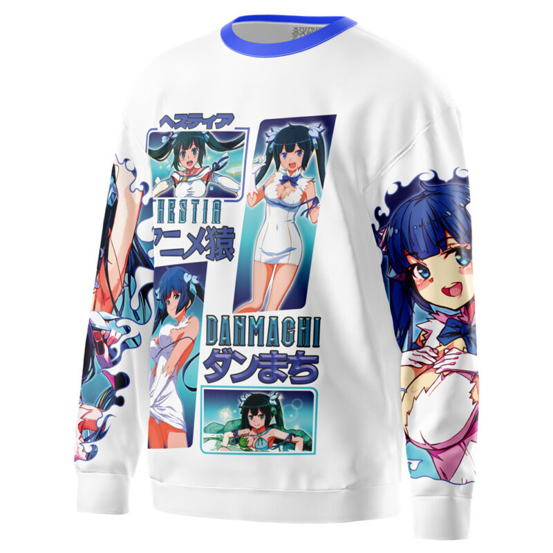 Hestia DanMachi Streetwear Sweatshirt - Image 3