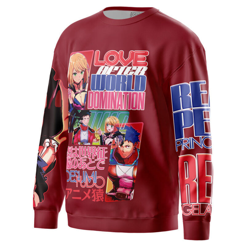 Love After World Domination Streetwear Sweatshirt - Image 3