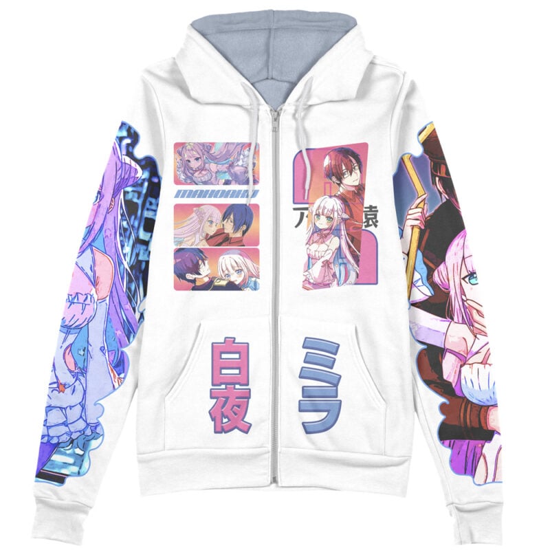 The Magical Girl and the Evil Lieutenant Streetwear Zip Hoodie Jacket - Image 2