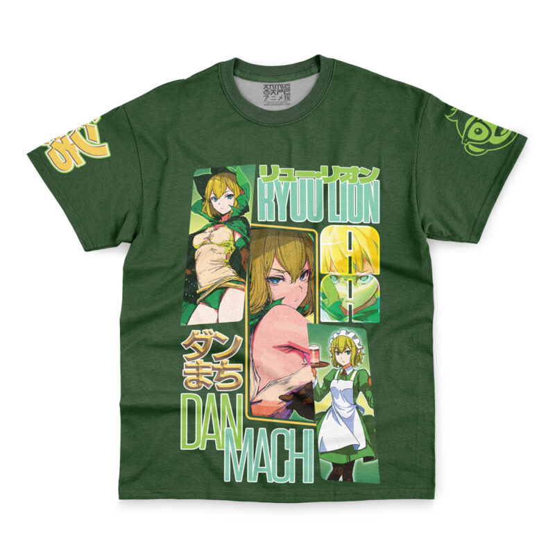 Ryuu Lion DanMachi Streetwear T-Shirt - Image 4