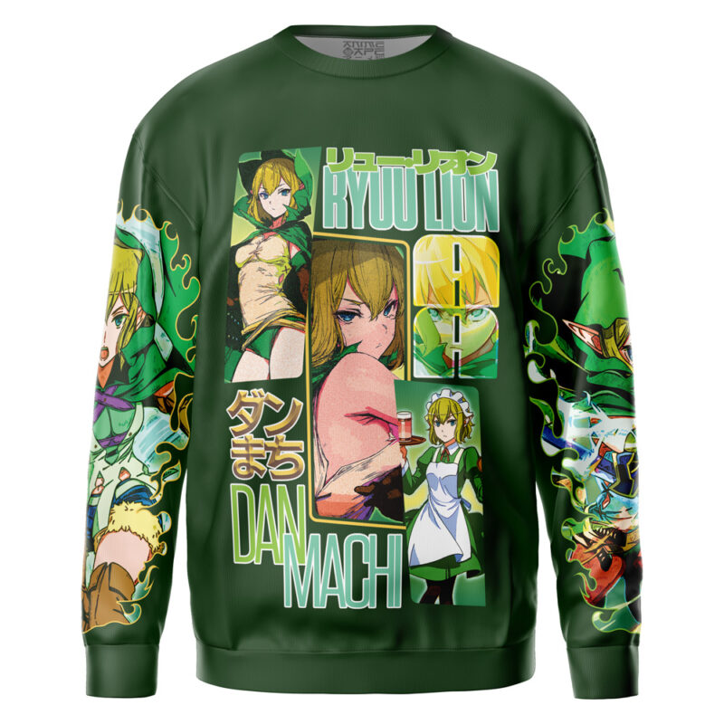 Ryuu Lion DanMachi Streetwear Sweatshirt - Image 2